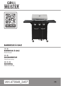 Bedienungsanleitung Grill Meister IAN 473848 Barbecue