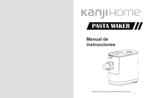Manual de uso Kanji H8 Máquina de pasta