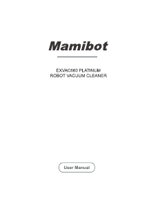 Manual Mamibot EXVAC660 Platinum Vacuum Cleaner