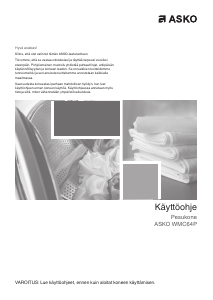 Käyttöohje Asko WMC64P Pesukone