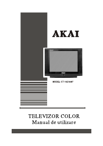 Manual Akai CT-1421ANF Televizor