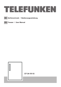 Handleiding Telefunken CF-34-101-S Vriezer