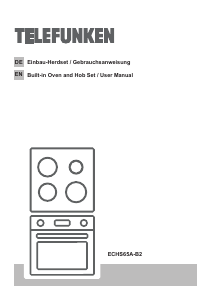 Bedienungsanleitung Telefunken ECHS65A-B2 Herd