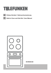Bedienungsanleitung Telefunken ECH65A-B2 Herd