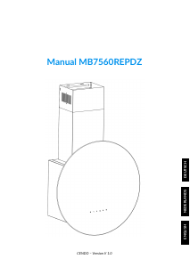 Handleiding Cendo MB7560REPDZ Afzuigkap