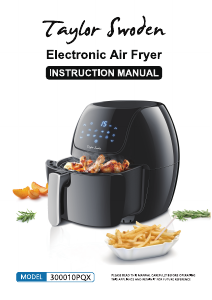 Manual Taylor Swoden 300010PQX Fritadeira