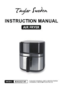 Manual Taylor Swoden B302021XF Fritadeira