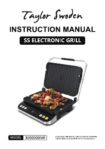 Manuale Taylor Swoden 300000XMF Grill a contatto