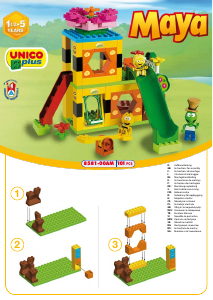Manual Unico set 8581 Maya the Bee Parque infantil