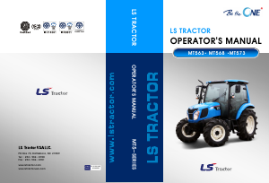 Handleiding LS MT573 Tractor