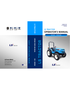Handleiding LS XG3025 Tractor
