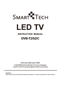 Handleiding SmartTech 43FN10T2 LED televisie