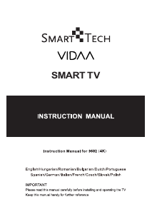 Manual SmartTech 43UV10V1 Televizor LED