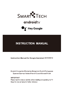 Manual SmartTech 55QA20V3 Televisor LED
