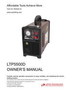 Manual Lotos LTP5500D Welder
