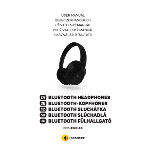 Használati útmutató Connect IT HHP-3020-BK Fejhallgató