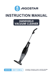Manual de uso Aigostar B30103B6U Aspirador