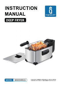 Handleiding Aigostar 300004RGS Friteuse