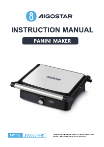 Manuale Aigostar 300000HHK Grill a contatto
