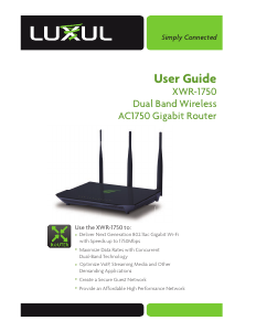 Manual Luxul XWR-1750 Router