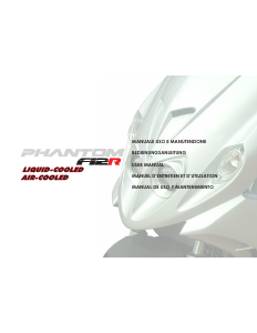 Manual de uso Malaguti Phantom F 12R Scooter