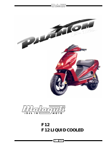 Bedienungsanleitung Malaguti Phantom F 12 Roller
