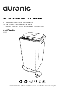 Manual Auronic AU3231 Dehumidifier