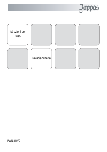 Manuale Zoppas PWN81070 Lavatrice
