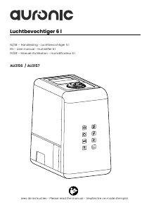Manual Auronic AU3156 Humidifier