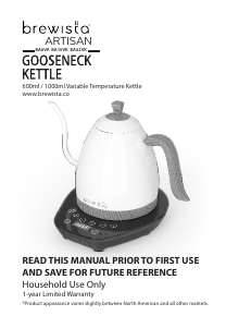 Manual Brewista BA6WK Kettle