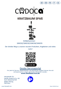 Bedienungsanleitung Cadoca 104233 Kratzbaum