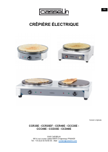 Manuale Casselin CCR35E Crepiera