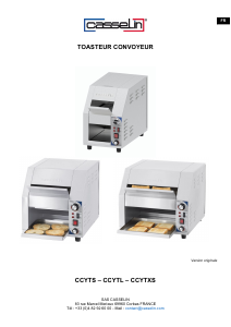 Bedienungsanleitung Casselin CCYTL Toaster