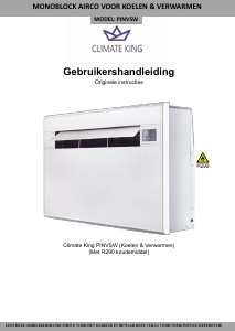 Handleiding Climate King PINVSW Airconditioner