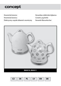 Bedienungsanleitung Concept RK0011 Wasserkocher