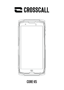 Manual Crosscall Core X5 Telefone celular