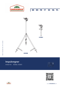 Bedienungsanleitung Gardebruk 102661 Rasensprenger