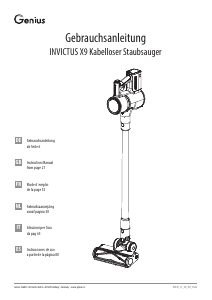 Mode d’emploi Genius X9 Invictus Aspirateur