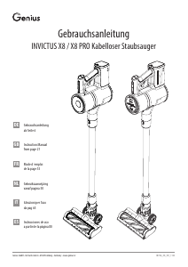 Manual de uso Genius X8 Invictus Aspirador