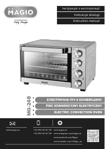 Instrukcja Magio MG-248 Piekarnik