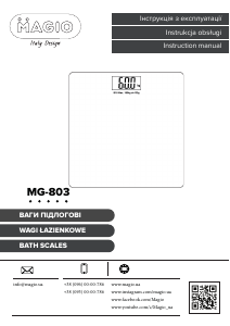 Instrukcja Magio MG-803 Waga