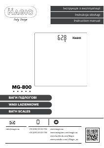 Instrukcja Magio MG-800 Waga
