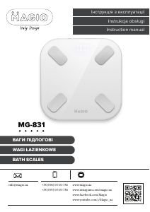Instrukcja Magio MG-831 Waga