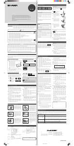 説明書 シャープ PA-630 電子辞書