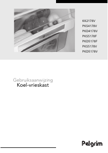 Handleiding Pelgrim PKD4178V Koel-vries combinatie
