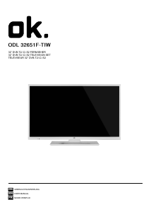 Handleiding OK ODL 32651F-TIW LED televisie
