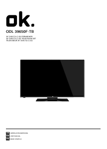 Handleiding OK ODL 39650F-TB LED televisie