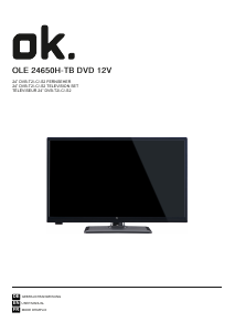 Handleiding OK OLE 24650H-TB DVD LED televisie