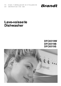 Mode d’emploi Brandt DFC6519B Lave-vaisselle