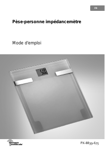 Mode d’emploi Newgen Medicals PX-8839-675 Pèse-personne